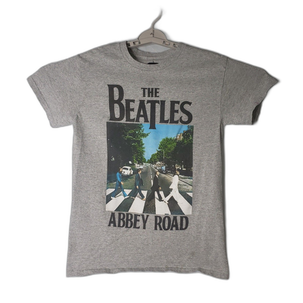 The Beatles Abbey Road Gray Short Sleeve T Shirt Size Small